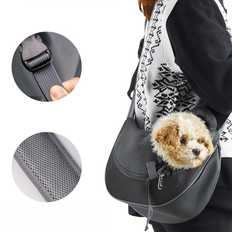 Bolsa de transporte ergonómica para mascotas 👀